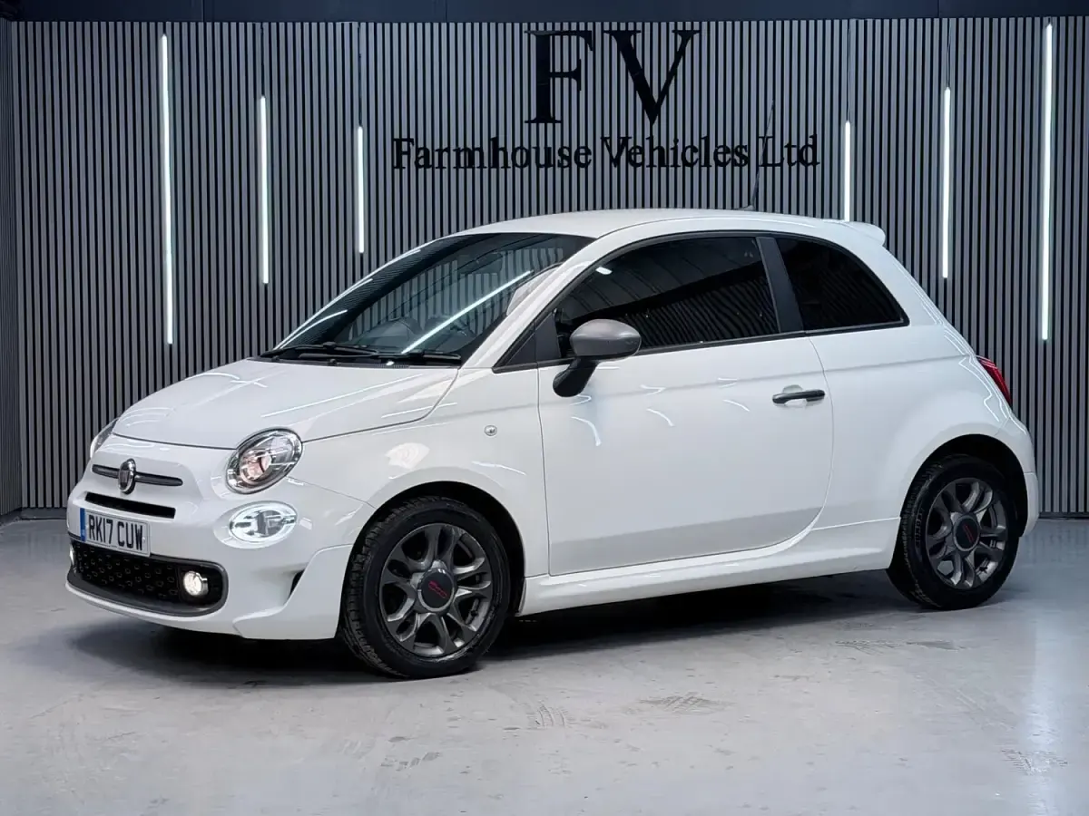 Used Fiat 500 S 69 HP (50 kW) 2017 White Hatchback