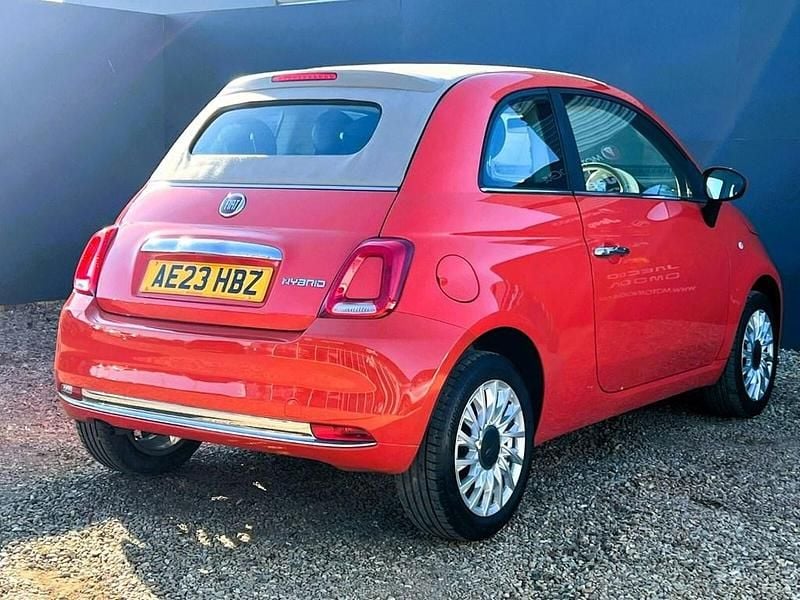 Used Fiat 500 70 HP (51 kW) 2023 Silica orange Cabriolet