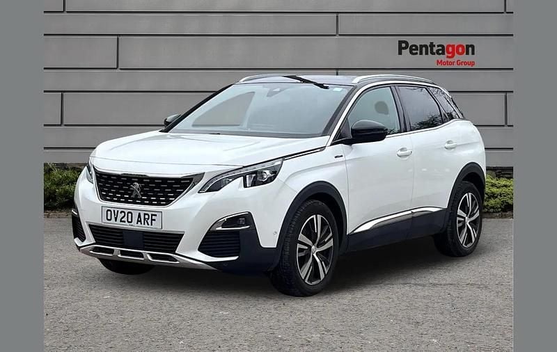 Used Peugeot 3008 GT-line 128 HP (94 kW) 2020 White SUV
