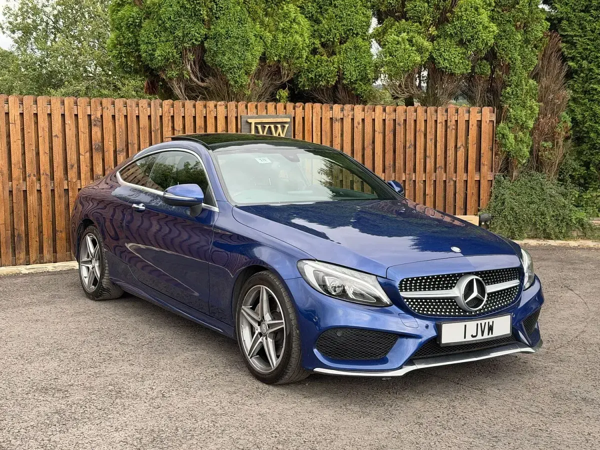 Used Mercedes C220 AMG Line Premium 2016 Blue Coupe