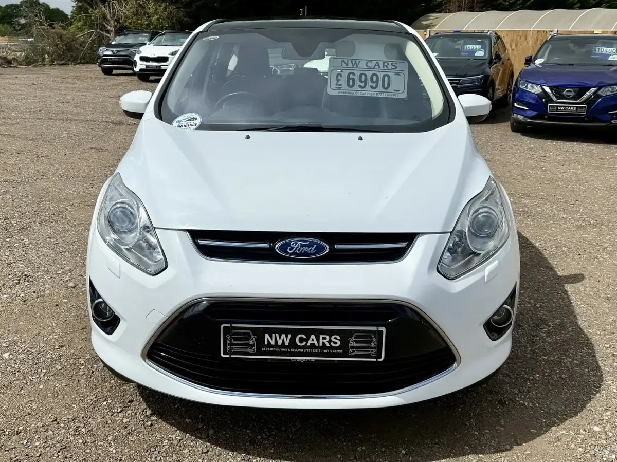 Used Ford C-MAX Titanium X 115 HP (84 kW) 2015 White MPV