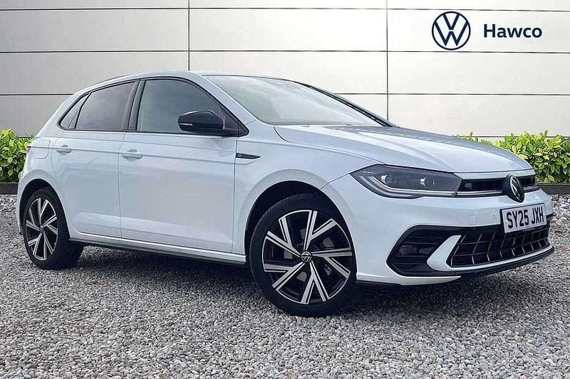 White Used 2025 VW Polo Black Edition Hatchback | £23,995 (A bit pricey) - Image 1/4