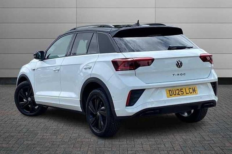 Used VW T-Roc Black Edition 150 HP (110 kW) 2025 Pure white with black roof SUV