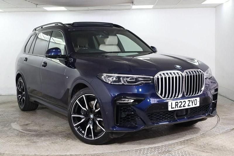 Blue Used 2022 BMW X7 M Sport SUV | £55,975 (Super price) - Image 1/1