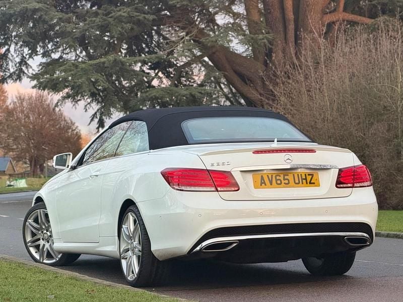 Used Mercedes E350 AMG line 2015 White Cabriolet