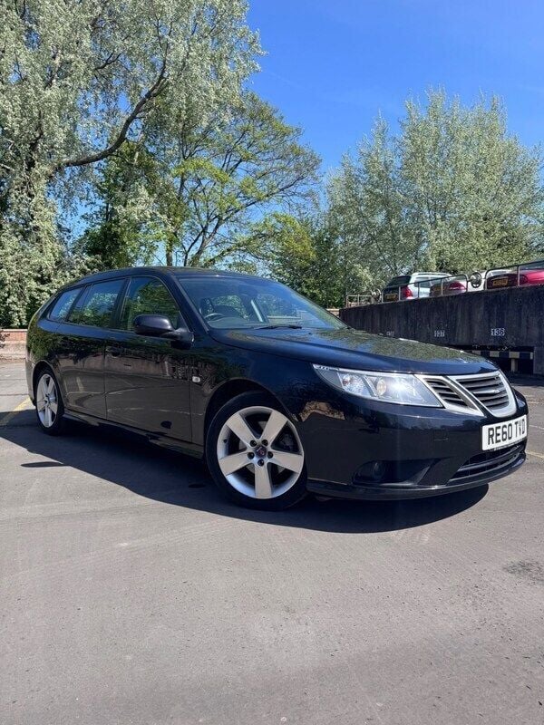 Black Used 2011 Saab 9-3 Estate | £2,495 (Fair price) - Image 1/4