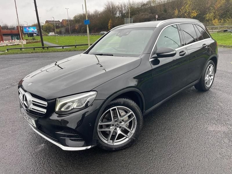 Used Mercedes GLC220 AMG line 170 HP (125 kW) 2018 Black Estate