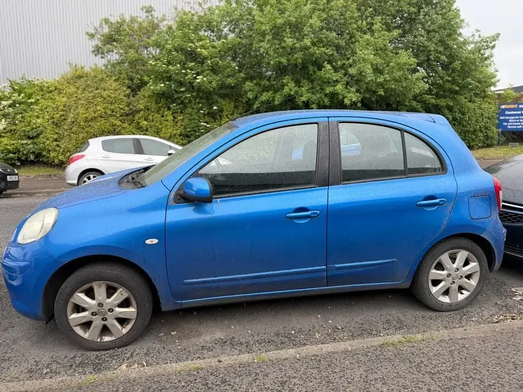 Used Nissan Micra Acenta 98 HP (72 kW) 2011 Blue Hatchback