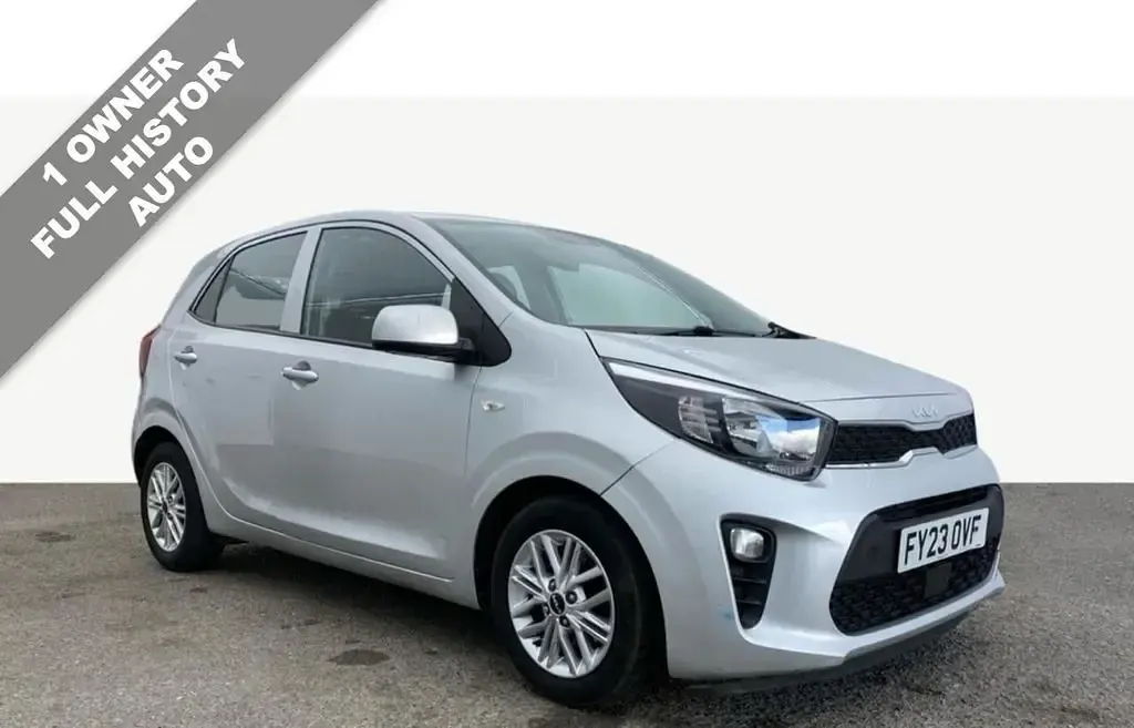 Begagnad Kia Picanto 66 HK (48 kW) 2023 Silver Halvkombi