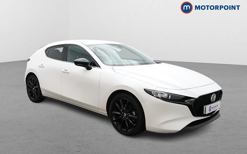 White Used 2025 Mazda 3 Homura-Line Hatchback | £19,199 - Image 1/4