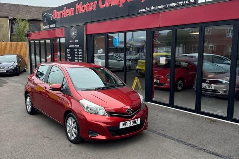 Red Used 2013 Toyota Yaris Hatchback | £5,795 (Good price) - Image 1/1