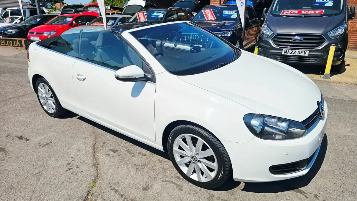 Used VW Golf Cabriolet SE 2012 White Cabriolet