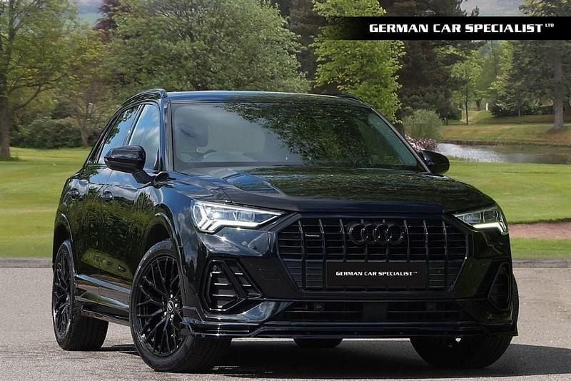 Mythos black Used 2022 Audi Q3 S-Line SUV | £29,990 (A bit pricey) - Image 1/2