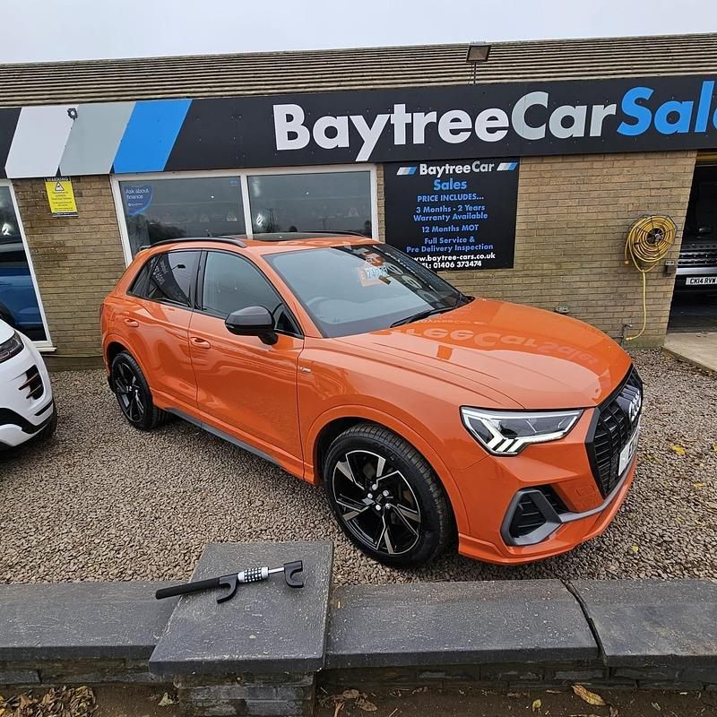 Used Audi Q3 S-Line 190 HP (139 kW) 2019 Orange SUV