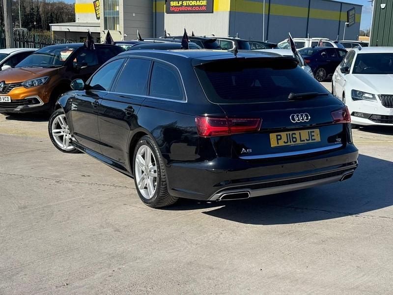Used Audi A6 S-Line 190 HP (139 kW) 2016 Black Estate