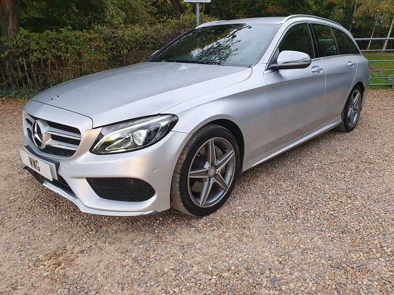 Used Mercedes C250 AMG line 2016 Silver Estate