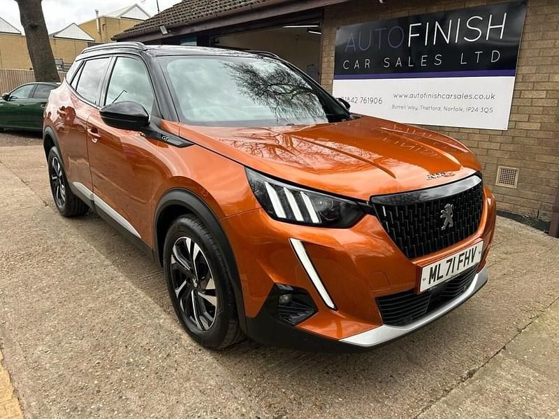 Used Peugeot 2008 GT 110 HP (80 kW) 2021 Orange SUV
