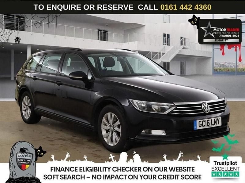 Black Used 2016 VW Passat S Estate | £10,970 (Good price) - Image 1/4