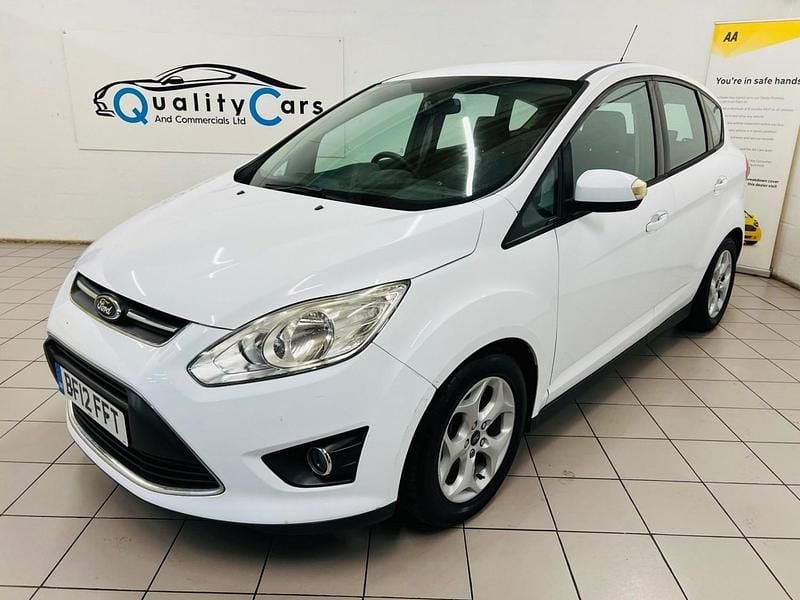 White Used 2012 Ford C-MAX Zetec MPV | £3,495 (Good price) - Image 1/4