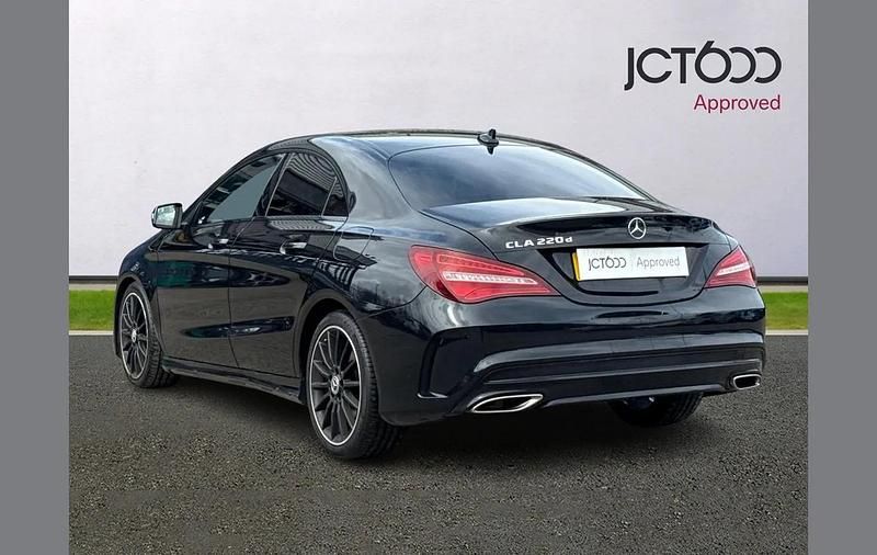 Used Mercedes CLA220 AMG line 168 HP (123 kW) 2019 Black Sedan