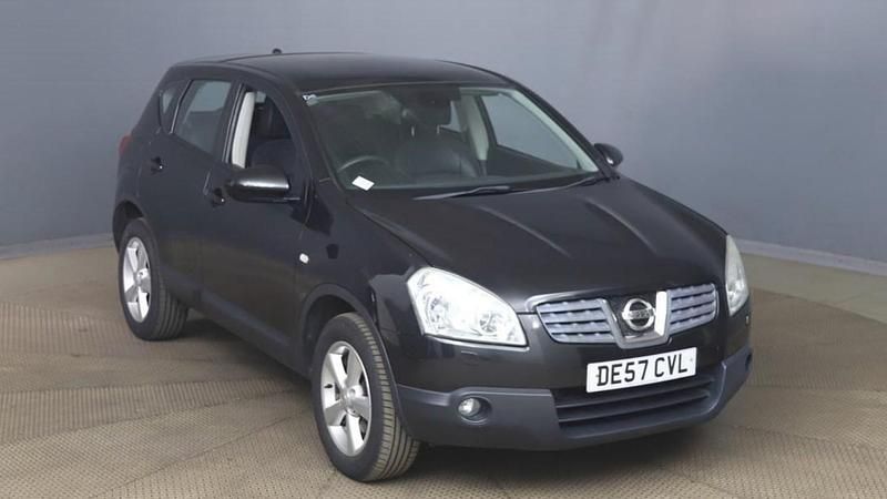 Black metallic Used 2007 Nissan Qashqai Tekna SUV | £2,295 (Good price) - Image 1/2