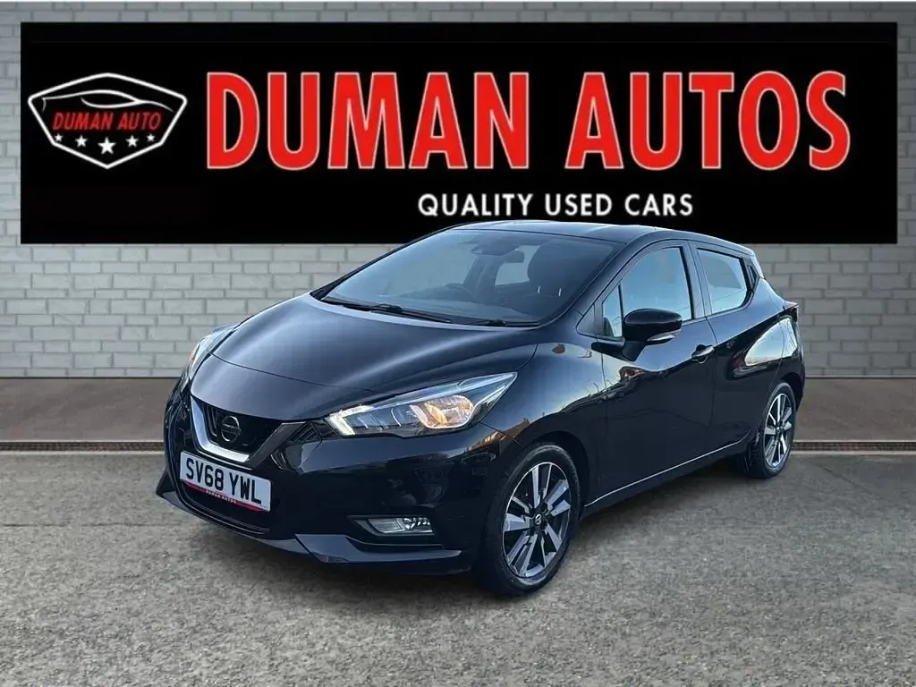 Używany Nissan Micra Acenta 90 KM (66 kW) 2018 Czarny Hatchback