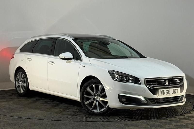White Used 2018 Peugeot 508 GT-line Estate | £5,995 (Fair price) - Image 1/1