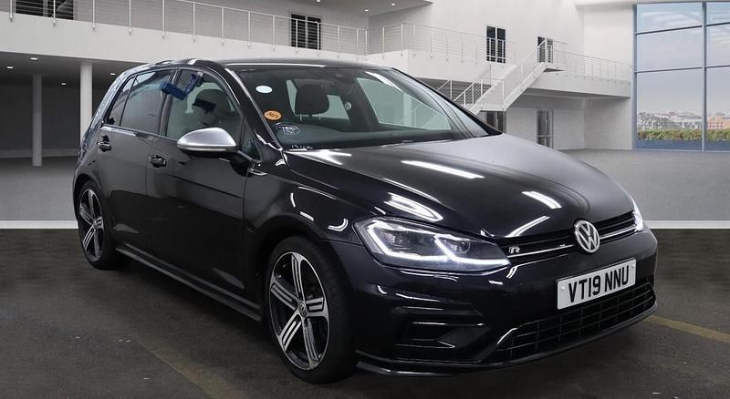 Black Used 2019 VW Golf VII R Hatchback | £20,450 (Super price) - Image 1/4