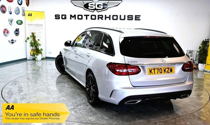 Used Mercedes C200 AMG line 2021 Silver Estate