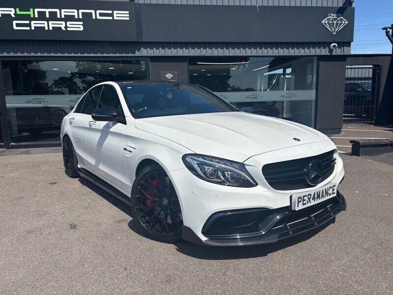 White Used 2018 Mercedes C63 AMG Premium Sedan | £36,990 (Fair price) - Image 1/4