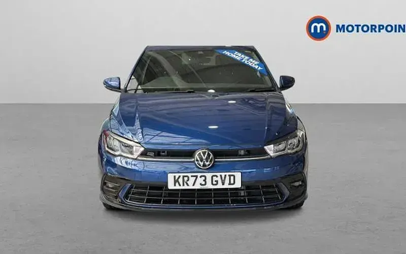 Used VW Polo R-line 110 HP (80 kW) 2023 Blue Hatchback