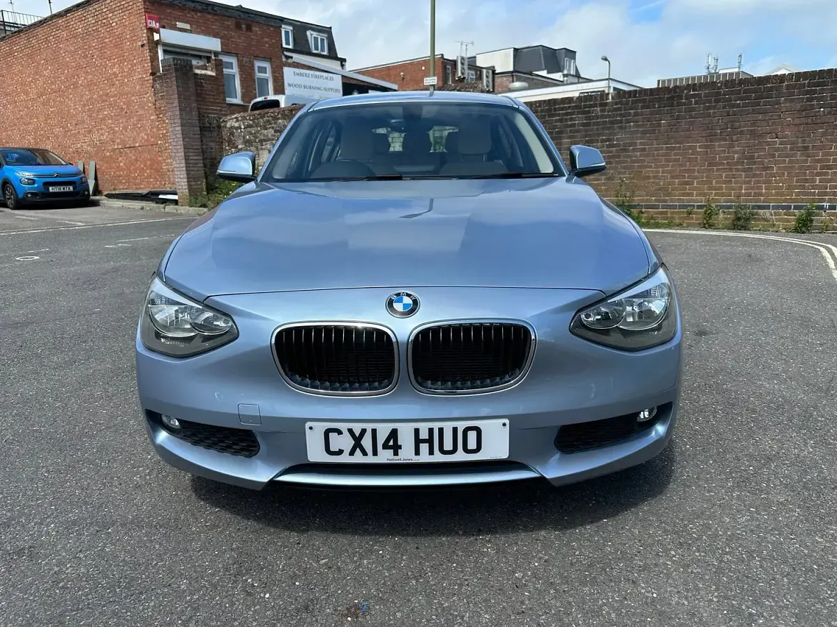 Used BMW 118 Comfort Edition 170 HP (125 kW) 2014 Blue Hatchback