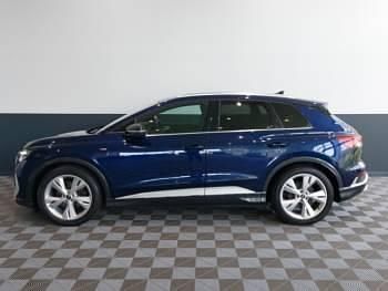 Used Audi Q4 e-tron S-Line 125 kW (170 HP) 2021 Blue SUV