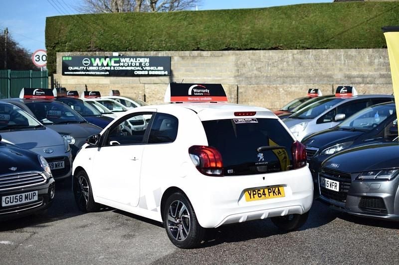 Used Peugeot 108 Allure 82 HP (60 kW) 2014 White Hatchback
