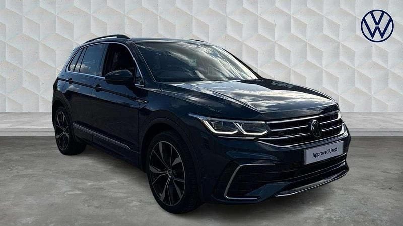 Blue Used 2022 VW Tiguan R-line SUV | £27,900 (Fair price) - Image 1/4