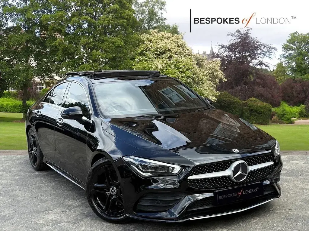 Used Mercedes CLA180 AMG line 2020 Black Coupe
