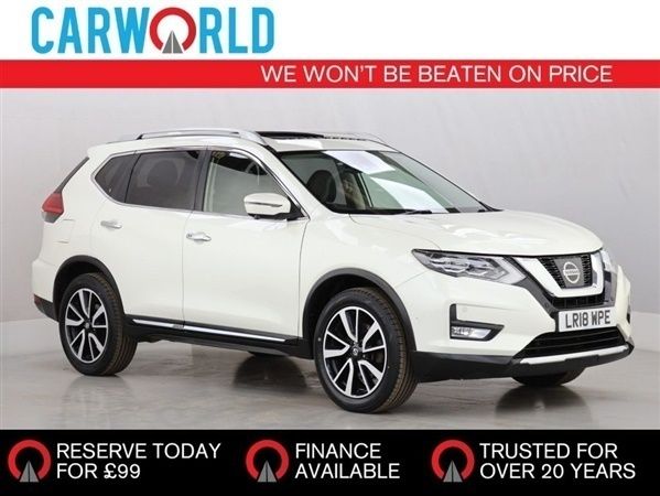 White Used 2018 Nissan X-Trail S SUV | £12,700 (Expensive) - Image 1/1