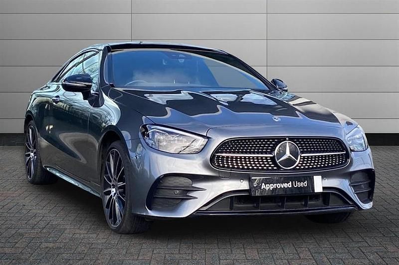 Used Mercedes E400 AMG line 330 HP (242 kW) 2021 Grey Coupe