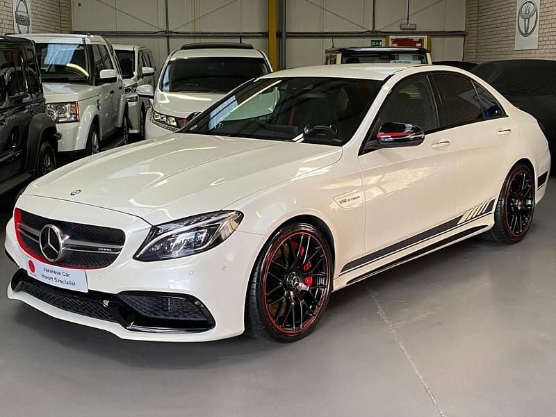 White Used 2015 Mercedes C63S AMG AMG Sedan | £29,995 (Fair price) - Image 1/4