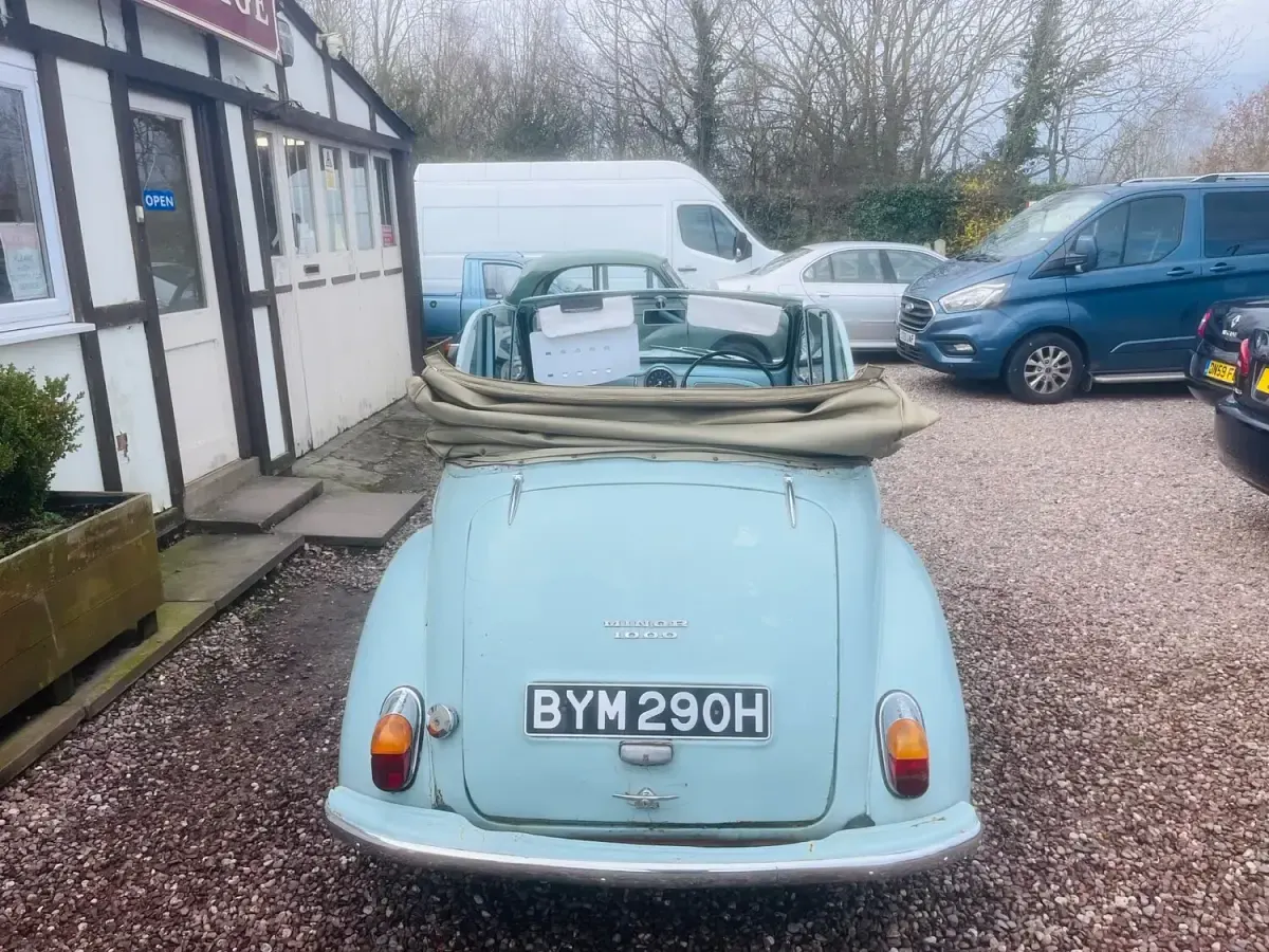 Used Morris Minor 1970 Blue Cabriolet
