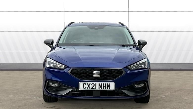 Used Seat Leon FR 150 HP (110 kW) 2021 Blue Estate