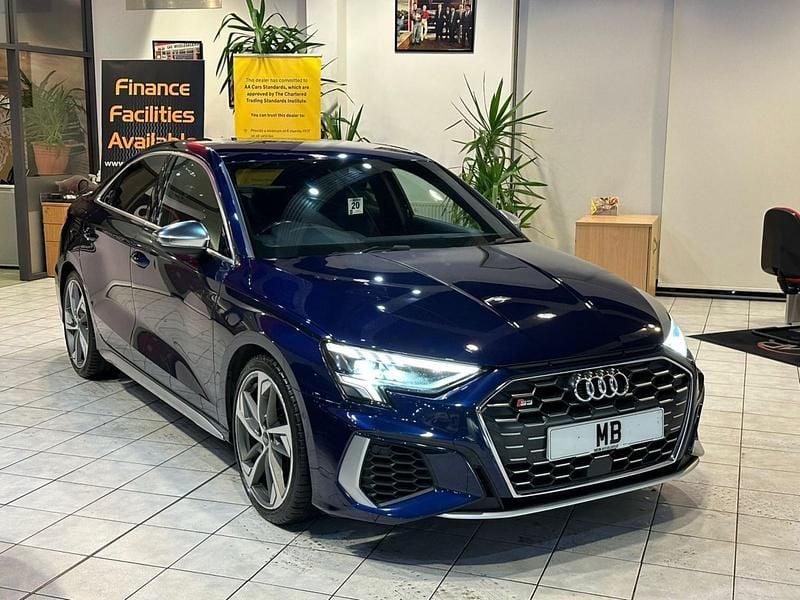 Blue Used 2021 Audi S3 Performance Sedan | £24,995 (Fair price) - Image 1/4