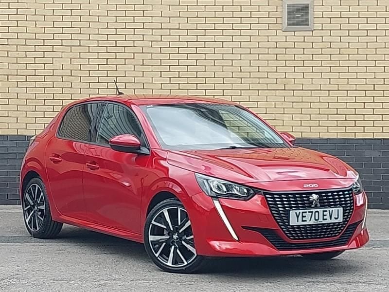 Used Peugeot 208 Allure 100 HP (73 kW) 2020 Red Hatchback