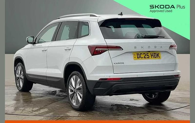 Used Skoda Karoq SE L 147 HP (108 kW) 2025 Moon white metallic SUV