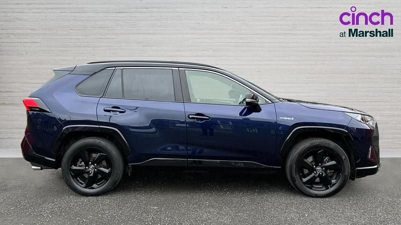 Used Toyota RAV4 Hybrid 222 HP (163 kW) 2019 Blue SUV