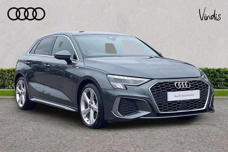 Grey Used 2020 Audi A3 S-Line Hatchback | £19,236 (A bit pricey) - Image 1/4
