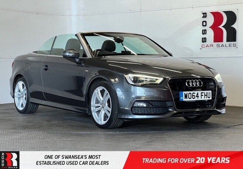 Grey Used 2015 Audi A3 Cabriolet S-Line Cabriolet | £11,295 (Fair price) - Image 1/4