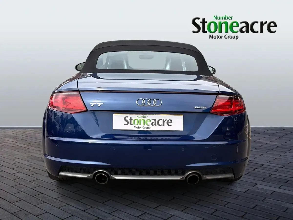 Used Audi TT Roadster S-Line 230 HP (169 kW) 2015 Blue Cabriolet