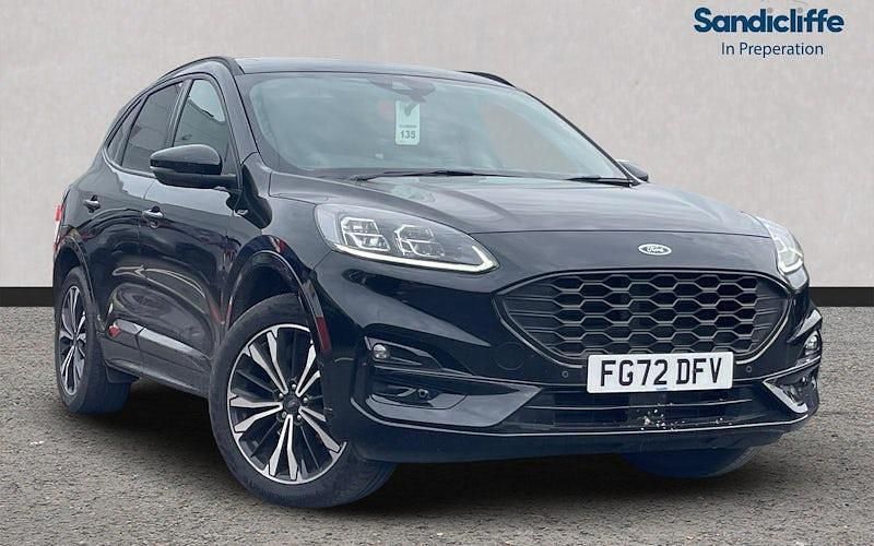 Black Used 2022 Ford Kuga ST-Line X SUV | £23,659 (A bit pricey) - Image 1/4