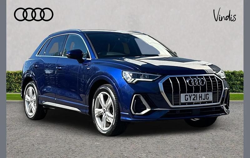 Used Audi Q3 S-Line 150 HP (110 kW) 2021 Blue SUV